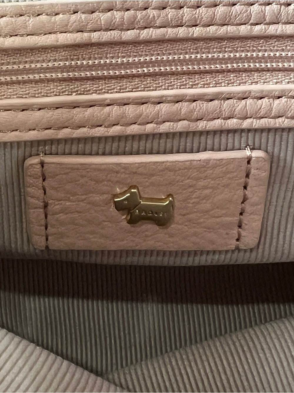 RADLEY London Pebble Leather Shoulder Bag - Burnham Beeches - Blush - Picture 9 of 9